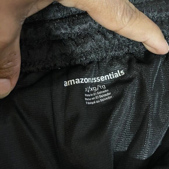 New Men Athletic Black Mesh Shorts XL Jersey 2 Pockets Gym Basketball - Picture 11 of 16